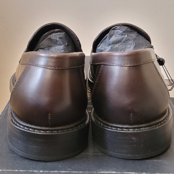 Massimo Dutti - Brown Leather Penny Loafers - Size 6 - NEW / NWT - Dark Academia main image 6
